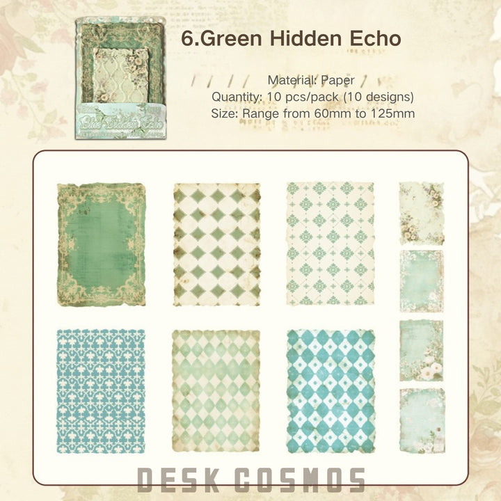 Old Dreams Of The Past Mixed Floral Print Paper For Journals