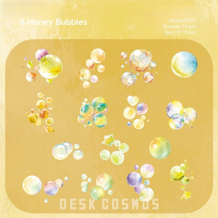 Dream Bubble Wonderland stickers Sweet PET stickers