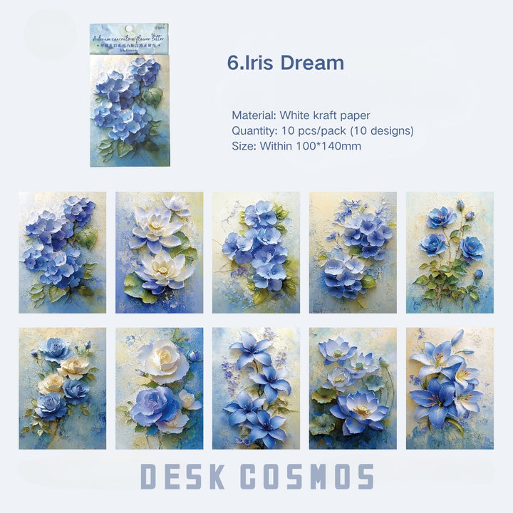 Dream of Hiding Flowers Rainy Plum Retro Decorative Paper