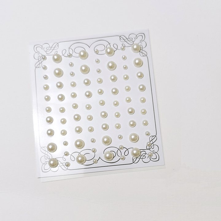 Basic Polka Decorative Pearl Stickers Art Projects