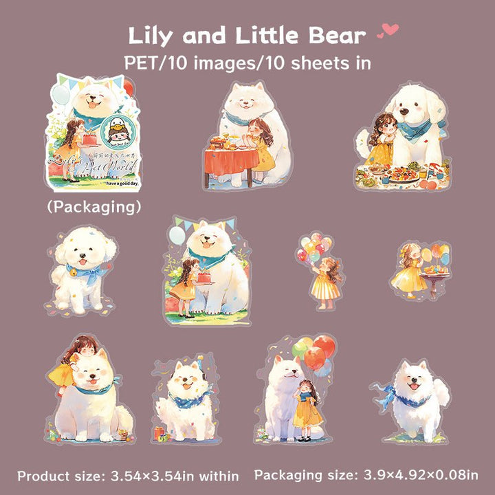 Lily's Pet World PET Stickers for Character Journal Layouts