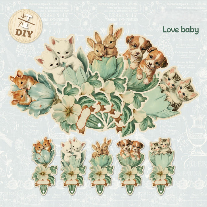 Vidor Series Love Baby Bookmark Cute Romantic Illustration