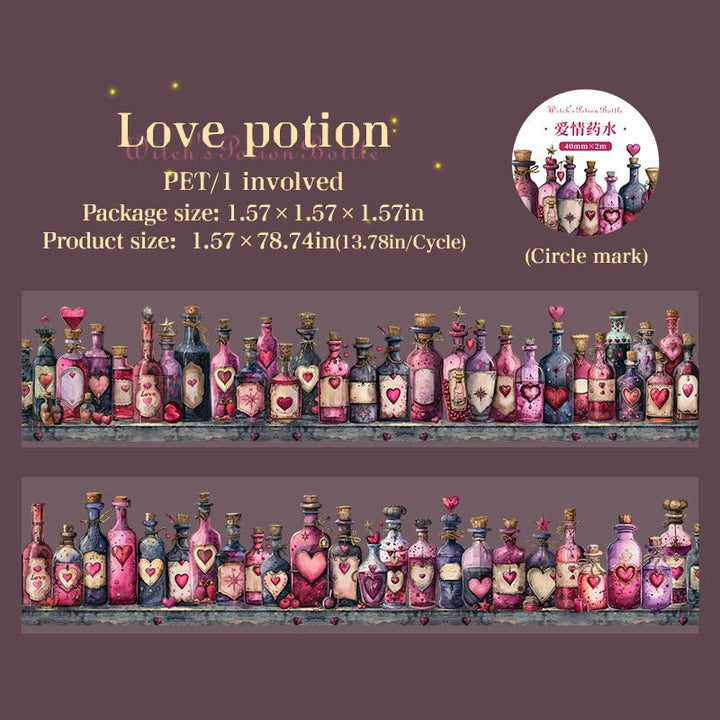 Magic Tape The Witchs Potion Bottle Magical Elements
