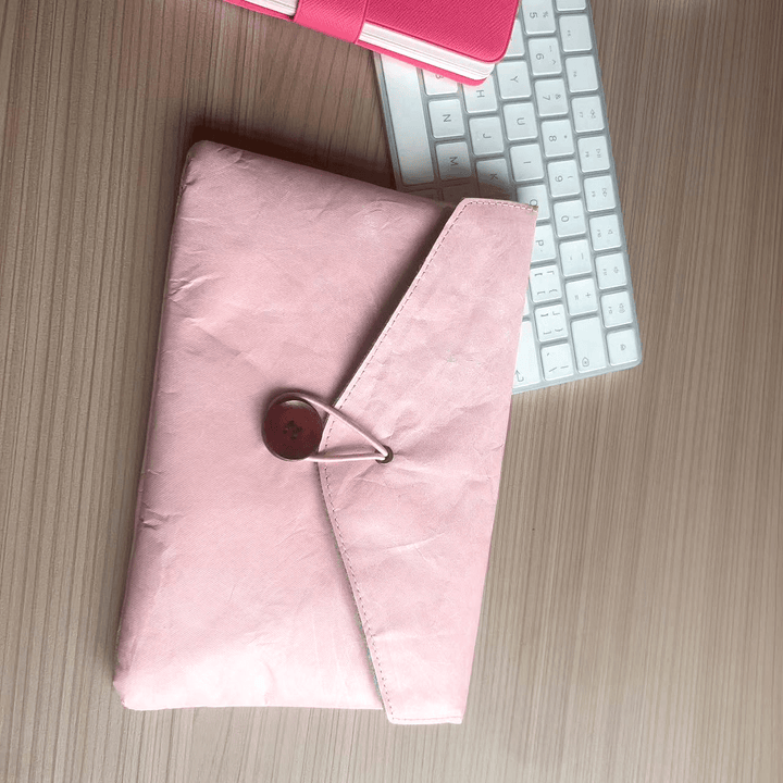 Storage Bags for Stickers Paper Light Pink Waterproof