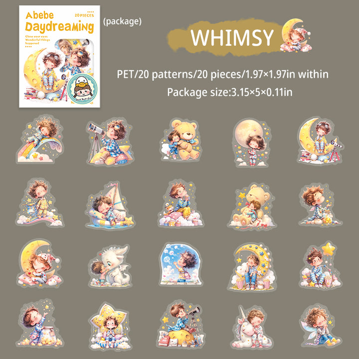 Sweet PET Tape Abebe's Daydreaming Characters Art Project Supplies