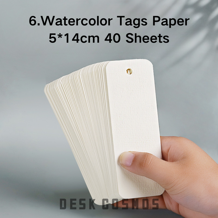 DIY Watercolor Art Paper Blank Postcards and Bookmark Cards High Quality Paper