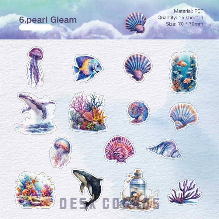 Underwater World Stickers Coral Reef Suitable for DIY Craft