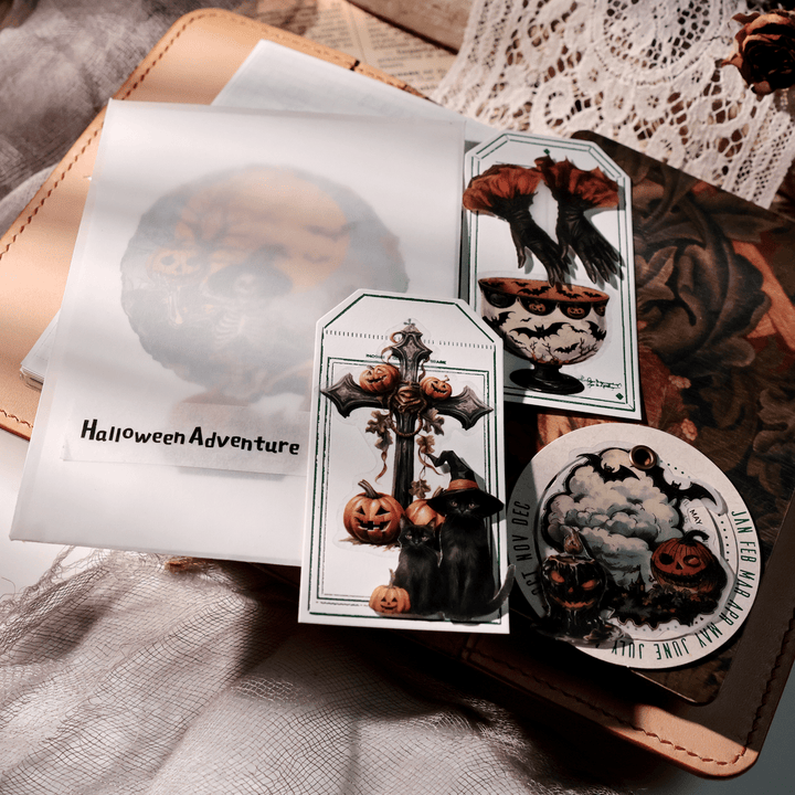 Halloween Sulphate Paper Stickers Fun Daily Planner
