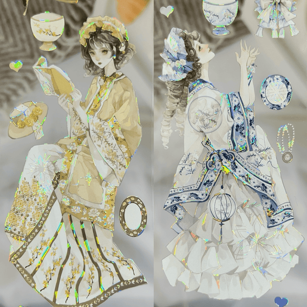 Fashion Comic Chinese Style Tape for Bullet Journals