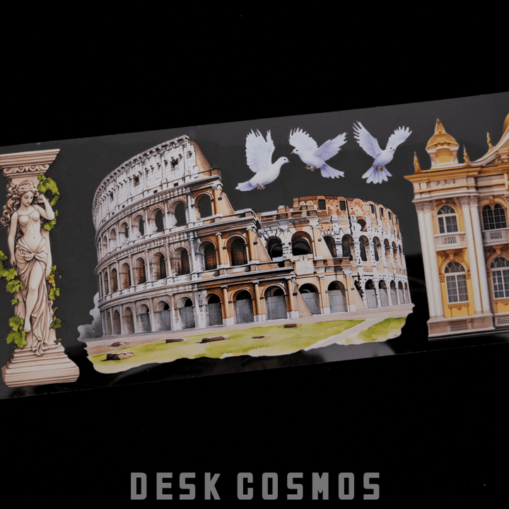 World Famous Landmarks Scenery PET Tape - Desk Cosmos