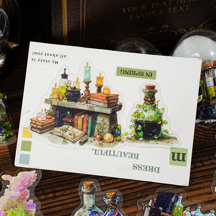 Magic Hidden Collection Series PET Stickers - Desk Cosmos