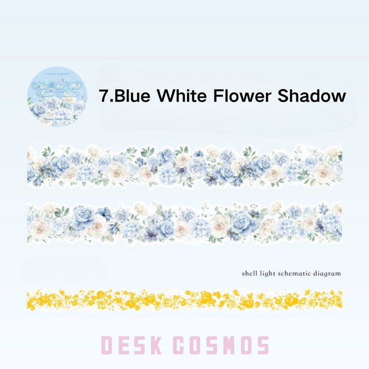 Blossom Dream Series Romantic Blossom PET Stickers for DIY Crafts