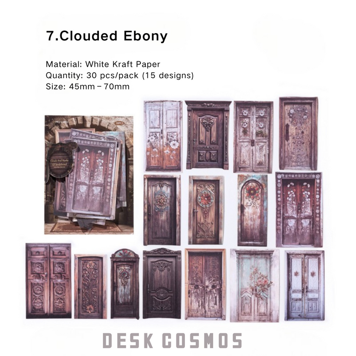 Antique Collection Museum Series Cloud Pattern Sandalwood Details