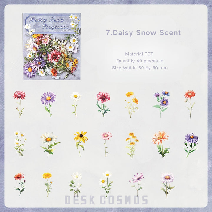 Flowers Dreams Nature Inspired Stickers Perfect For Phone Case Decoration