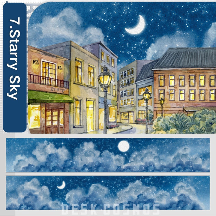 Sky Background Scenery PET Tape (11 Styles) - Desk Cosmos