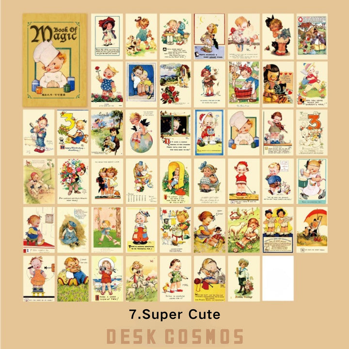 Bean Book Of Magic Lovely Style Retro Illustration Paper