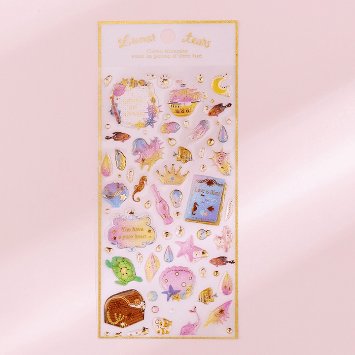 Dreamy Resin Collection Undersea Treasure Holographic Stickers