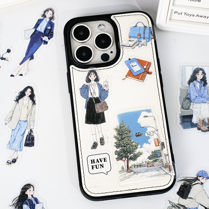 Career Life Diary PET Stickers - Desk Cosmos