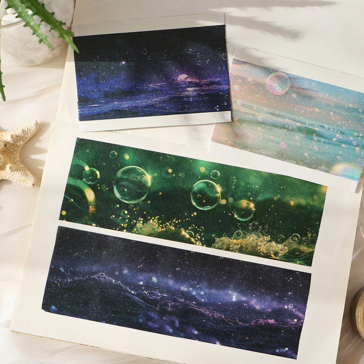 Fantasy Sea Waves PET Tape - Desk Cosmos