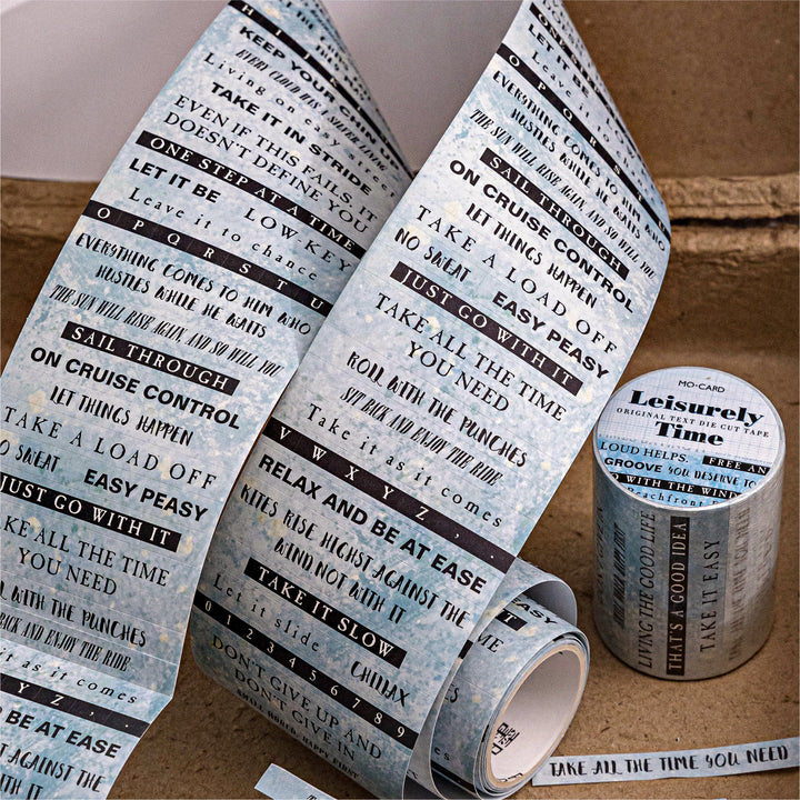 Time’s Words Series Die - cut Tape - Desk Cosmos