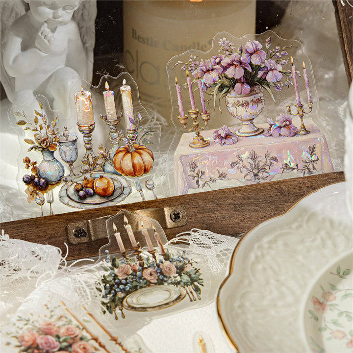 Candle Holder Decorative Stickers - Desk Cosmos