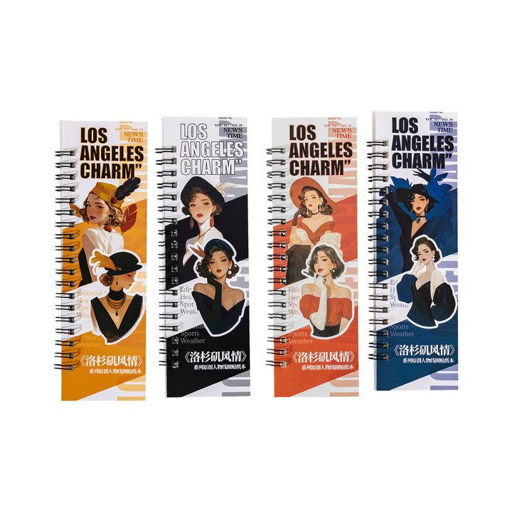 Los Angeles Stylish Women Sticker Books - Desk Cosmos