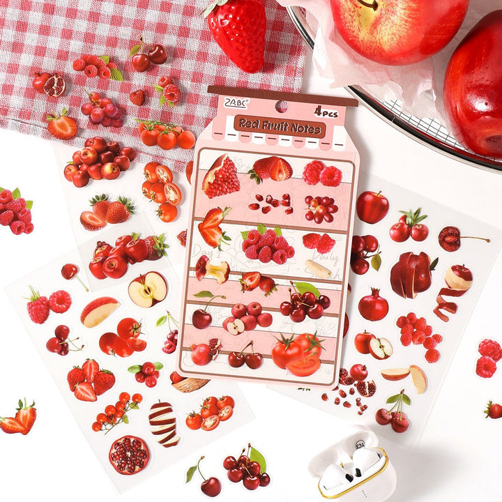 Sweet Cute Fruit PET Stickers - Desk Cosmos