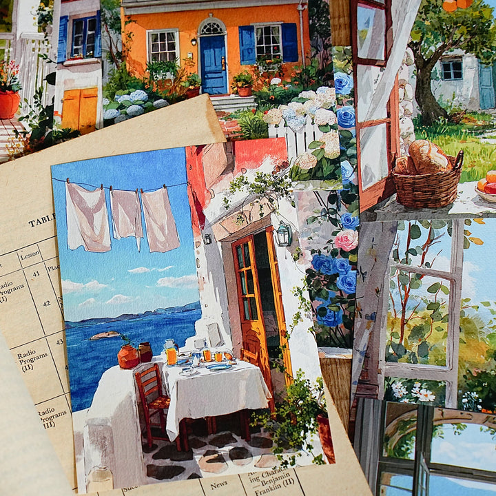 Nature Inspired Scenic Cardstock - Desk Cosmos