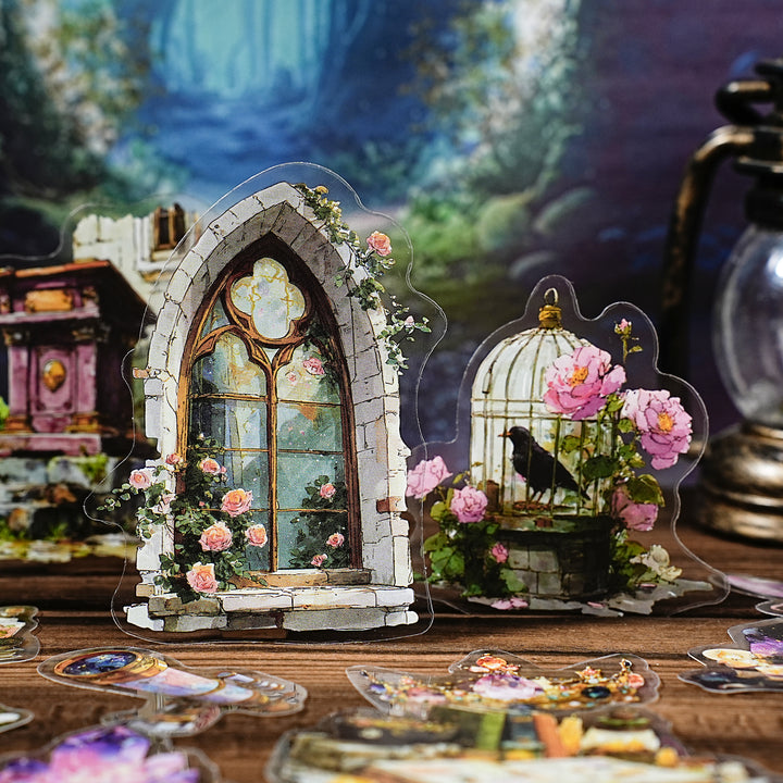 Magic Hidden Collection Series PET Stickers - Desk Cosmos