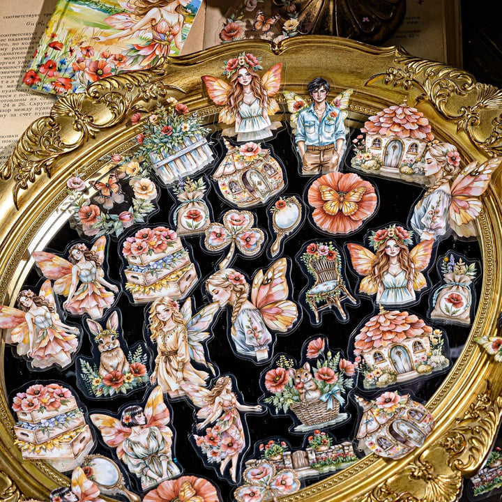 Fantasy Fairy Character PET Stickers - Desk Cosmos