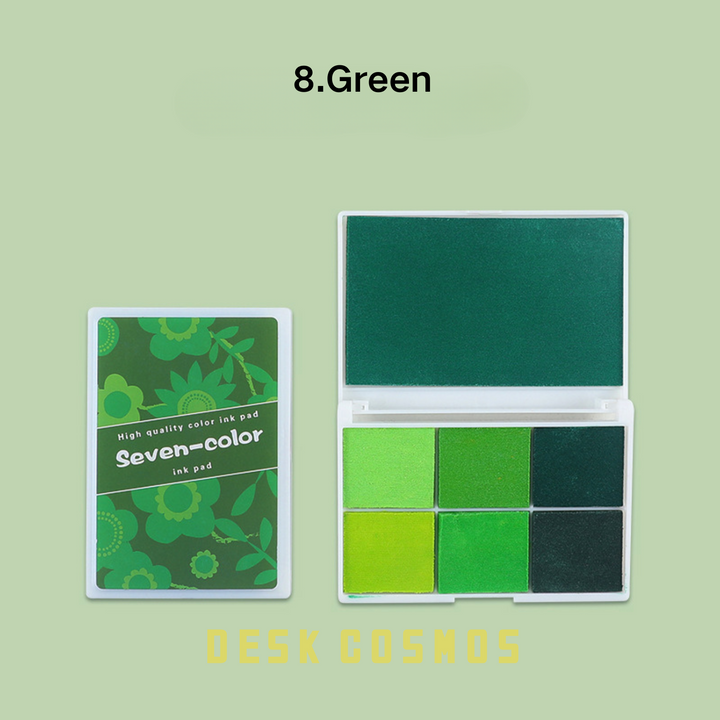 Colorful Series Green Ink Pad for Handmade Projects