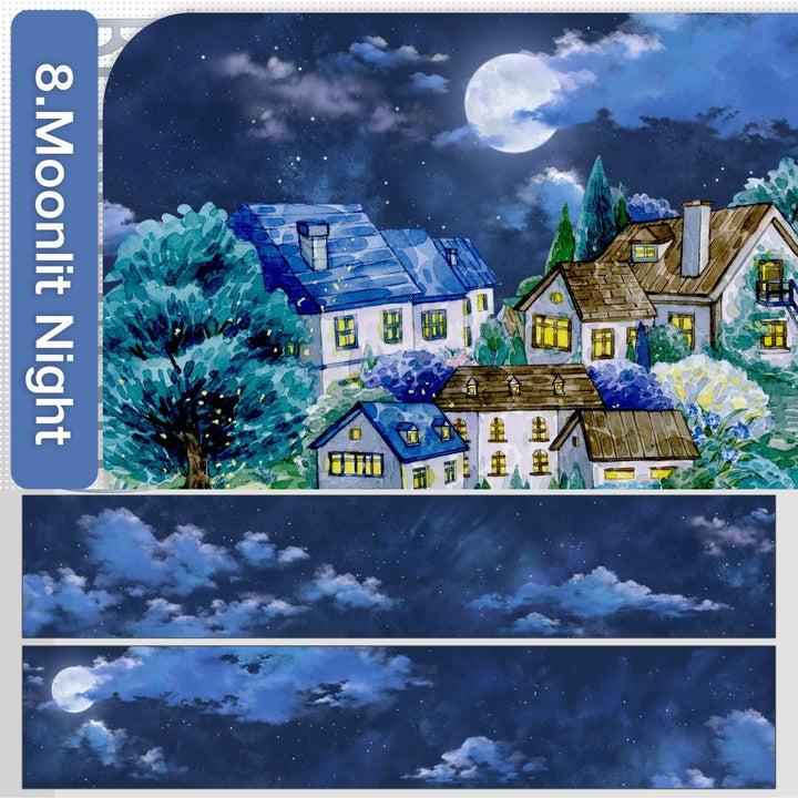 Sky Background Scenery PET Tape (11 Styles) - Desk Cosmos