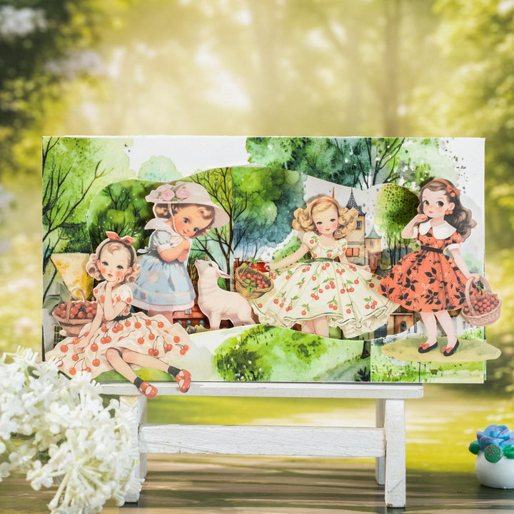 Childhood Memories Cute Character Stickers - Desk Cosmos