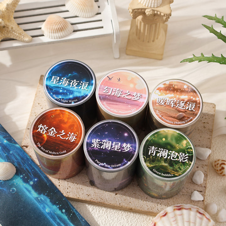 Fantasy Sea Waves PET Tape - Desk Cosmos