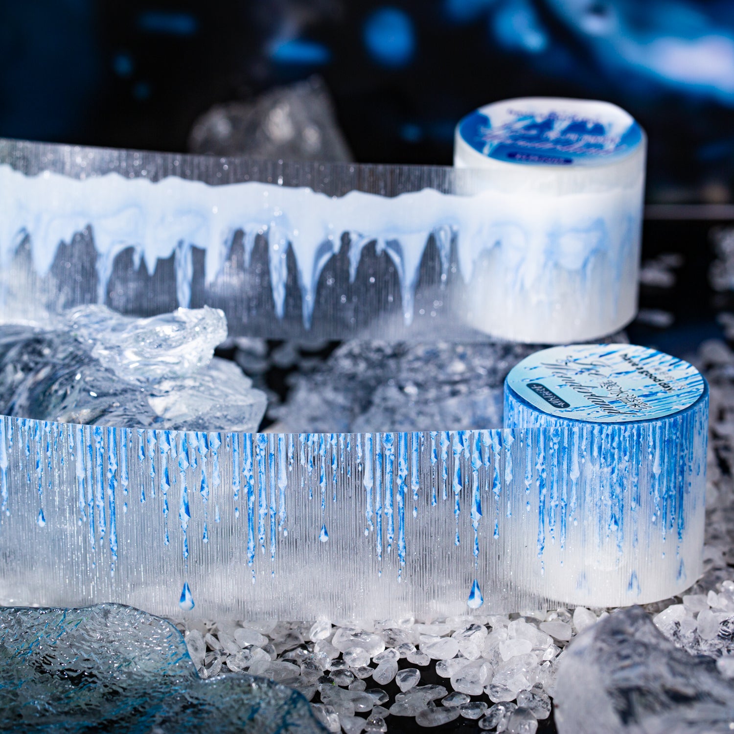 Ice Crystal Icicle Decorative PET Tape - Desk Cosmos