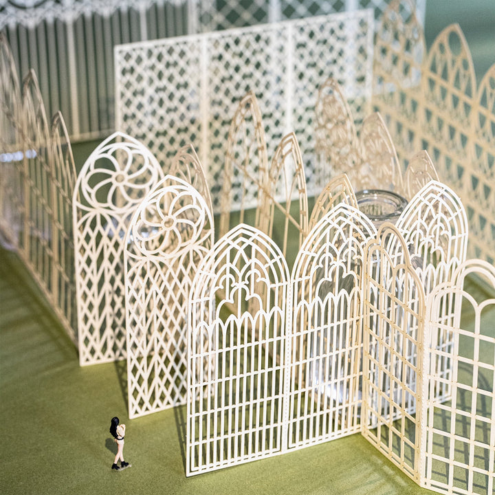 Light Shadow Flower Art Stickers - Desk Cosmos