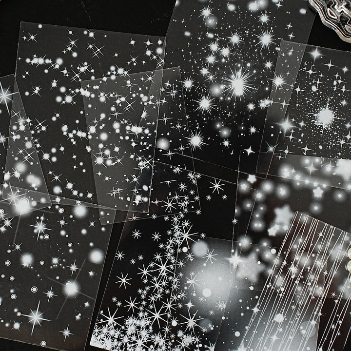 Rainy Cityscape Decorative PET Sticker - Desk Cosmos