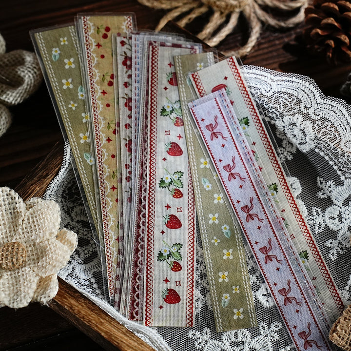 Elegant Lace Border Decorative Stickers - Desk Cosmos