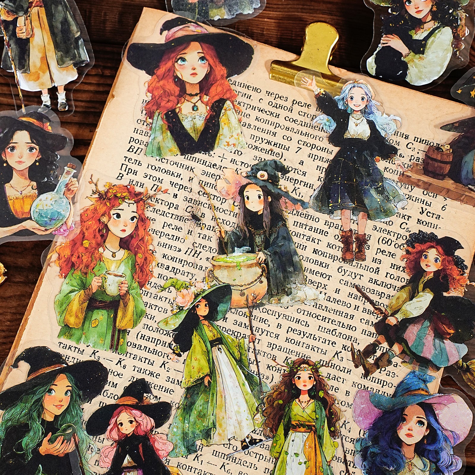 Magic Hidden Collection Series PET Stickers - Desk Cosmos