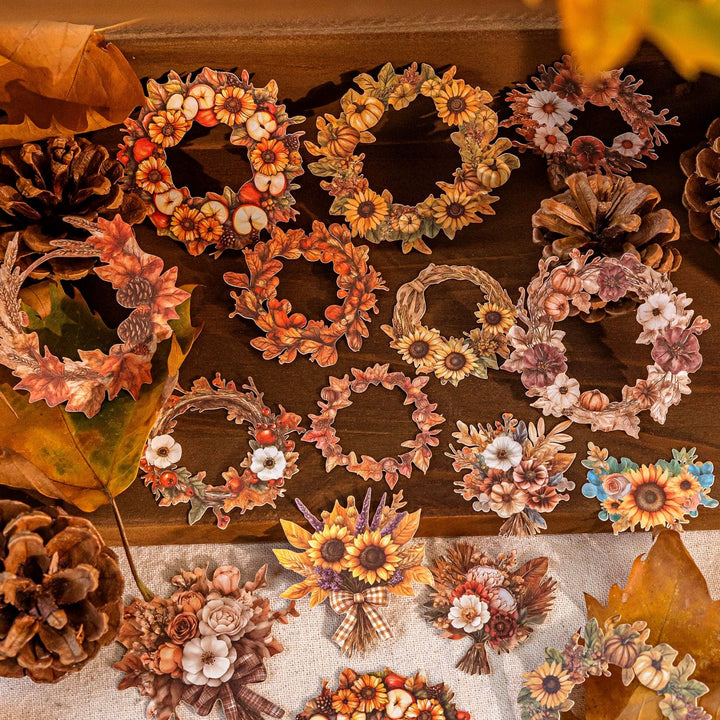 Autumn Stickers – Forest, Farm, Butterflies, Leaves - Desk Cosmos