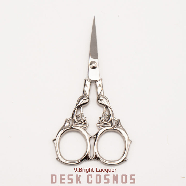 Vintage Engraved Hollow Craft Scissors - Desk Cosmos