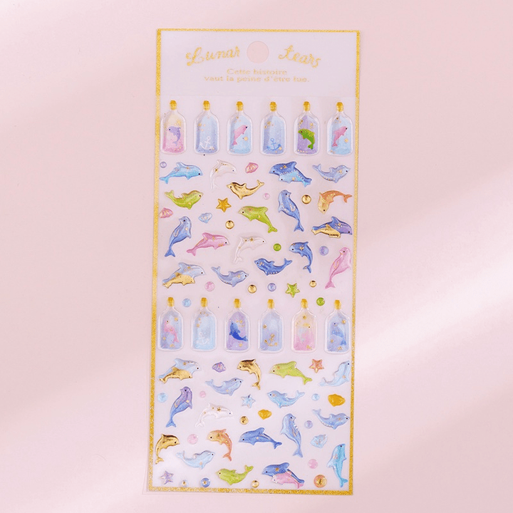 Dreamy Resin Collection School of Fish Resin Sticker Pack