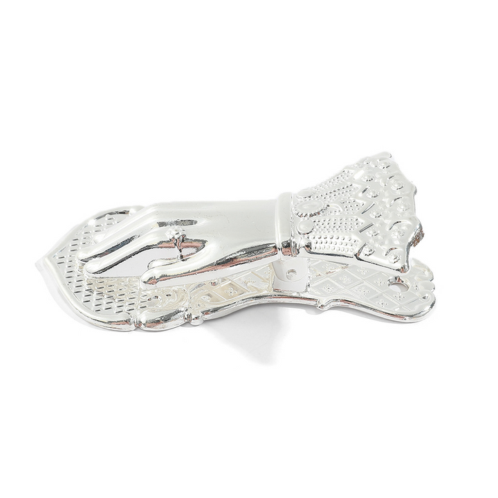 Hand Clip Vintage Planner Binder Silver B Shiny Modern Touch