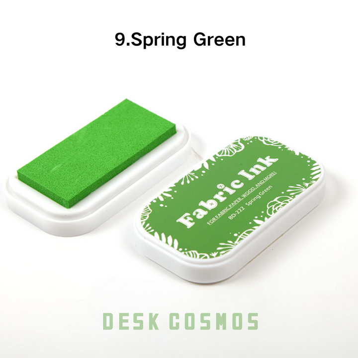 Colorful World Spring Green Ink Pad Soft Green Stamp Ink