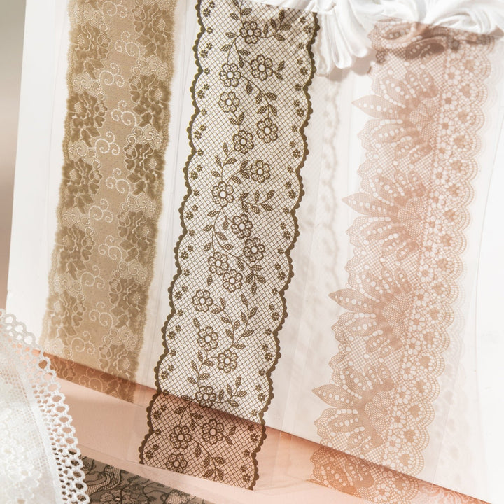 Romantic Lace Collection PET Stickers - Desk Cosmos