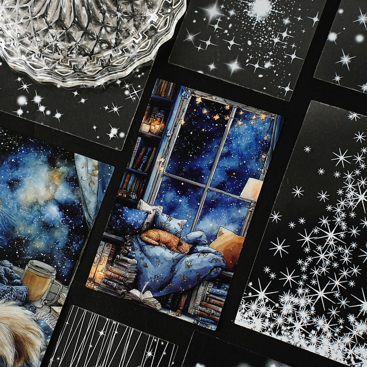 Rainy Cityscape Decorative PET Sticker - Desk Cosmos