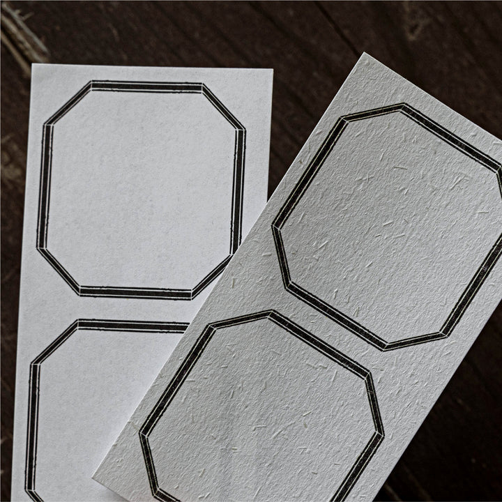 Retro Two-Material Border Notepad - Desk Cosmos