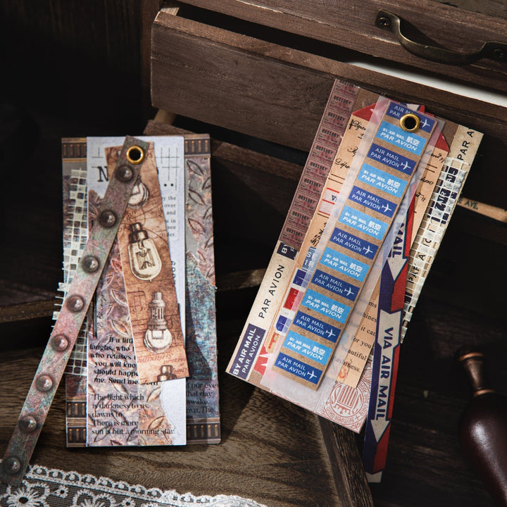 Old Paper Paragraph Vintage Stickers - Desk Cosmos