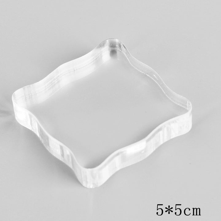 Acrylic Transparent Stamp Kit High Quality Clear Stamp Block for Crafters