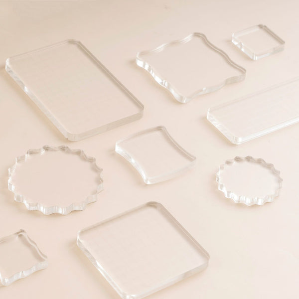 Acrylic Transparent Stamp Kit Versatile Stamping Plate for DIY Projects